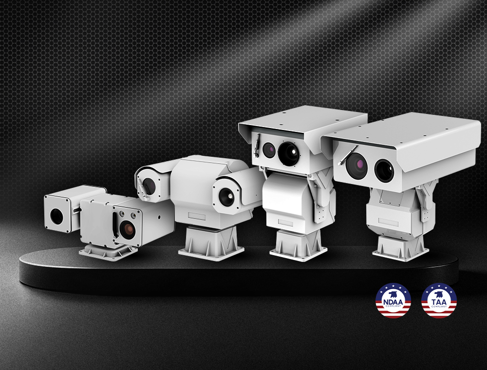 Long-range thermal and optical solutions with stable PTZ for high-altitude monitoring. Ideal for critical security applications, offering reliable and accurate temperature measurements at great heights.