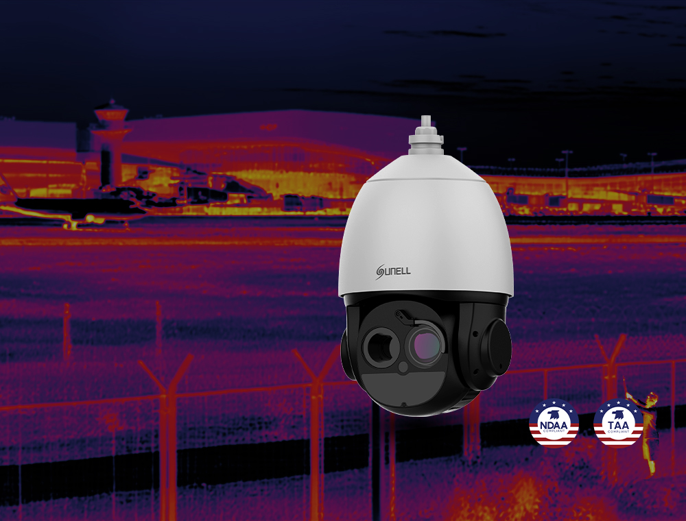 Круговой обзор на 360° с быстрым управлением поворотным механизмом, точным определением температуры, интеллектуальным слежением и круглосуточной защитой периметра, идеально подходит для зон повышенной безопасности и больших территорий.